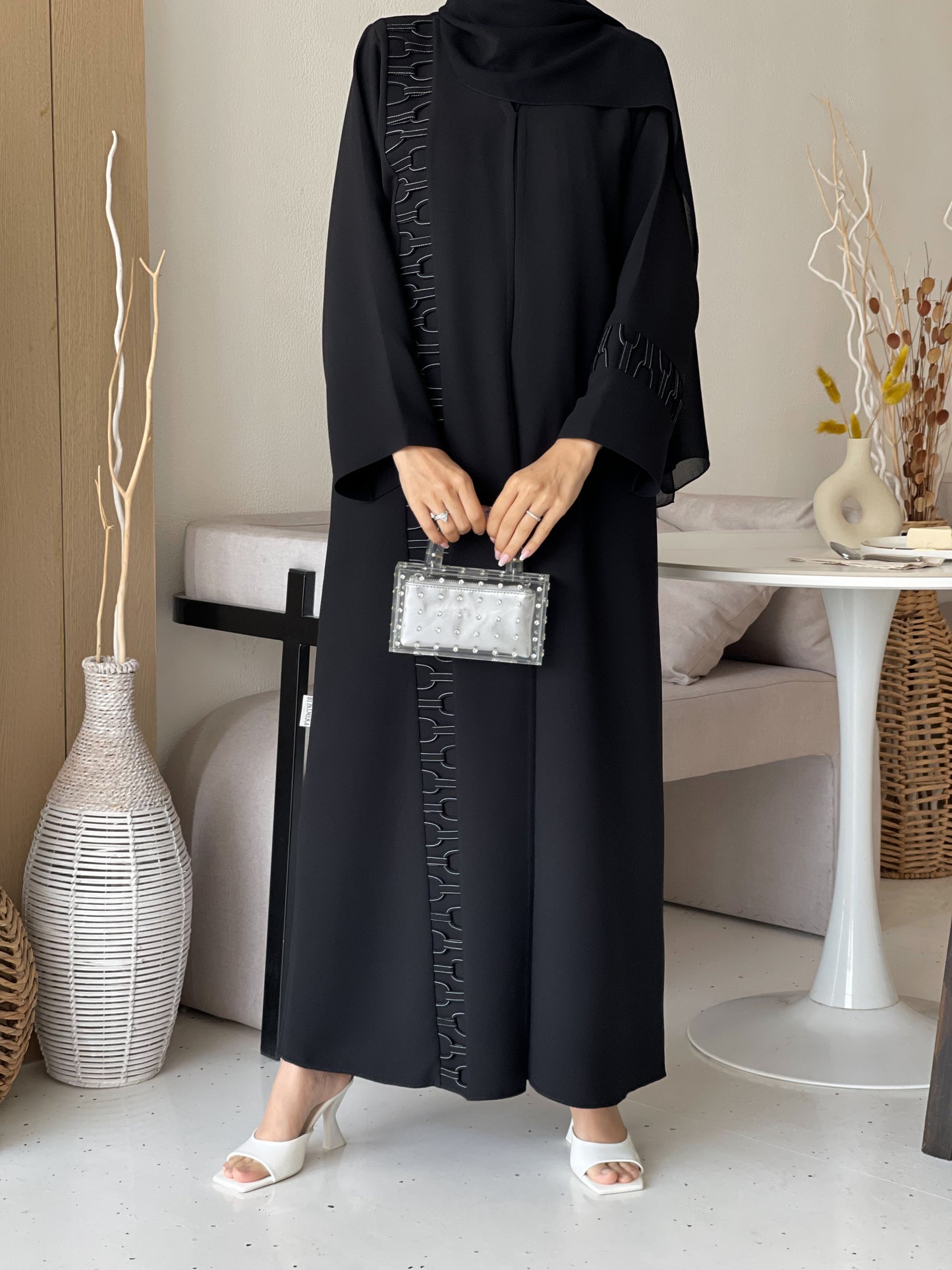 Shadow Embellish Abaya