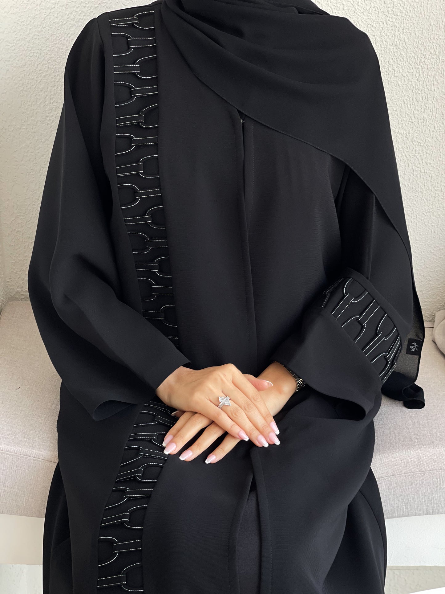 Shadow Embellish Abaya