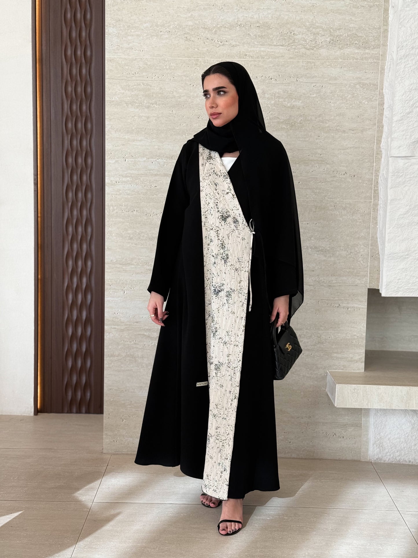 Casual abaya with a kloshe cut