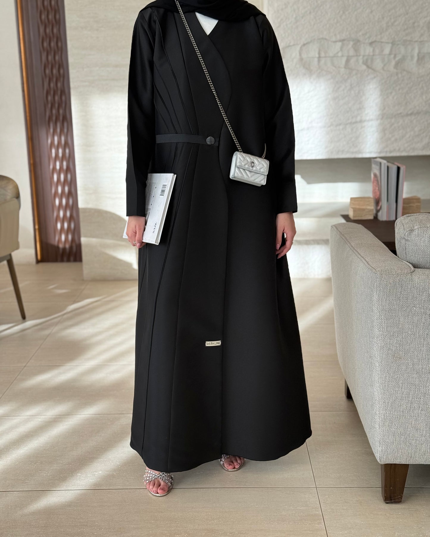 A casual A-line abaya with a clean, flattering cut