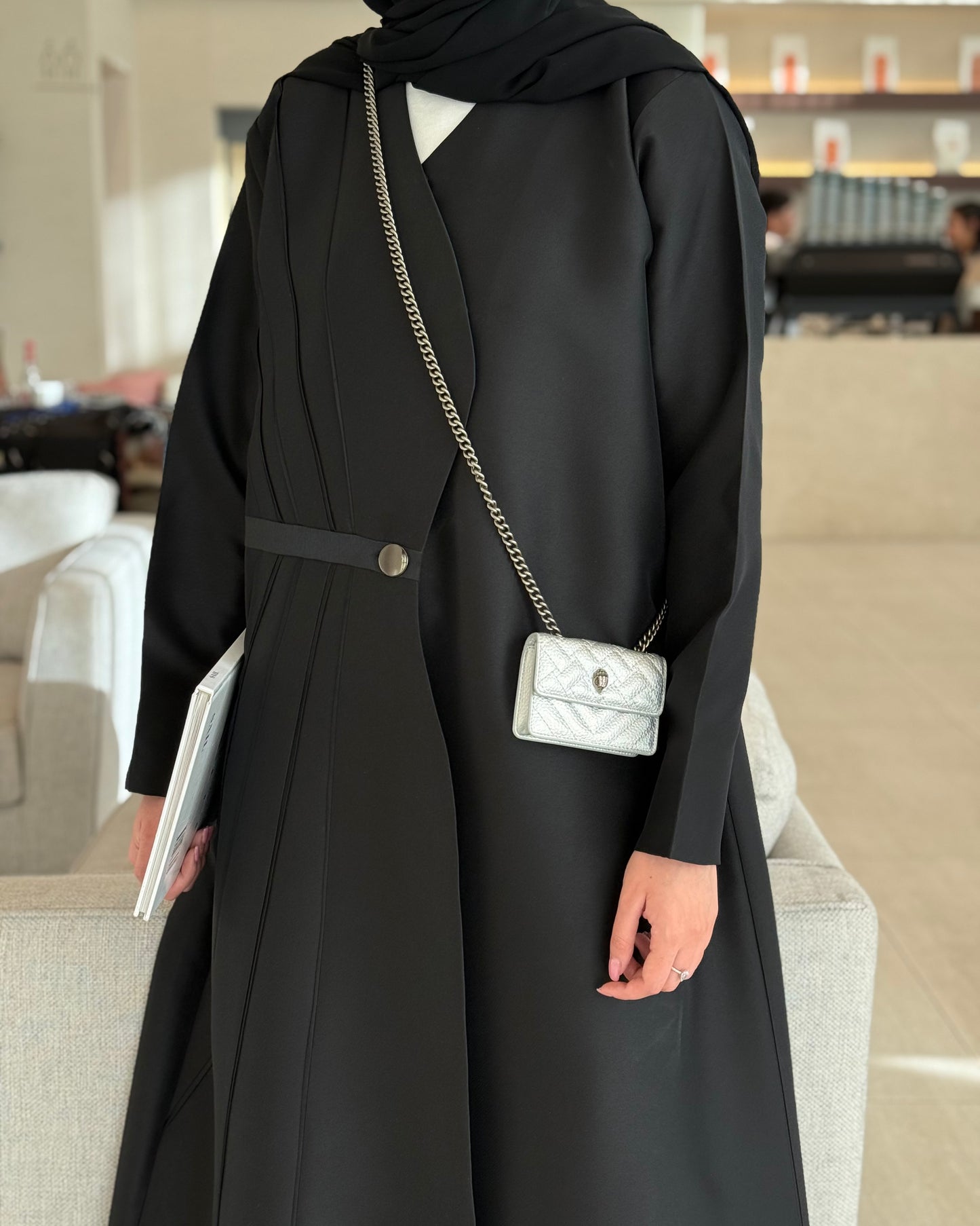 A casual A-line abaya with a clean, flattering cut