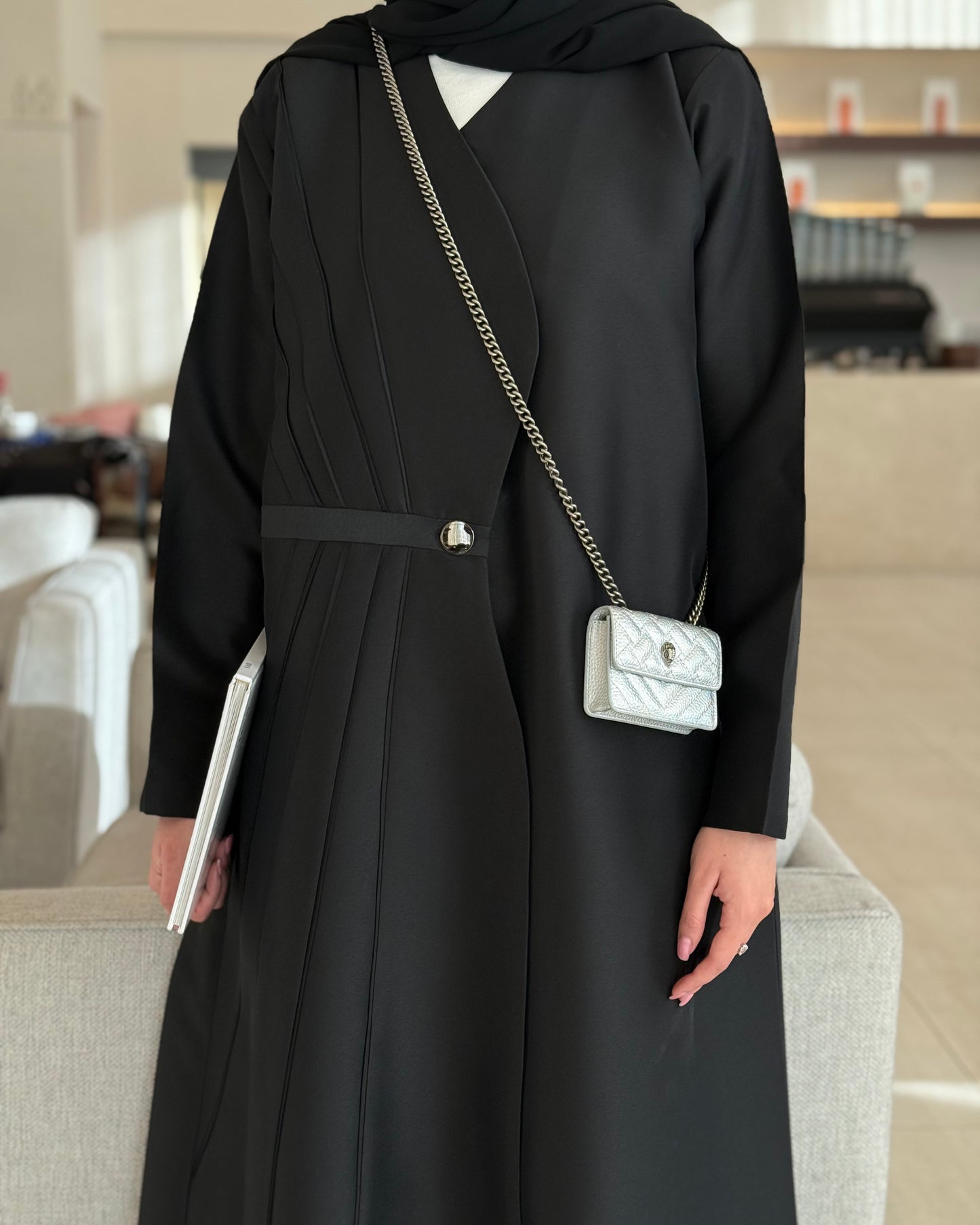 A casual A-line abaya with a clean, flattering cut