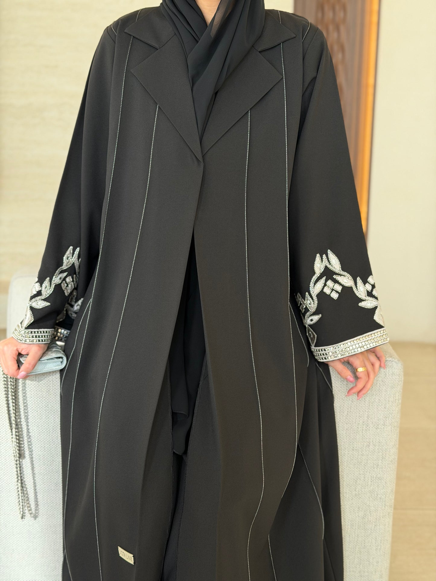 Elegant Blazer Abaya