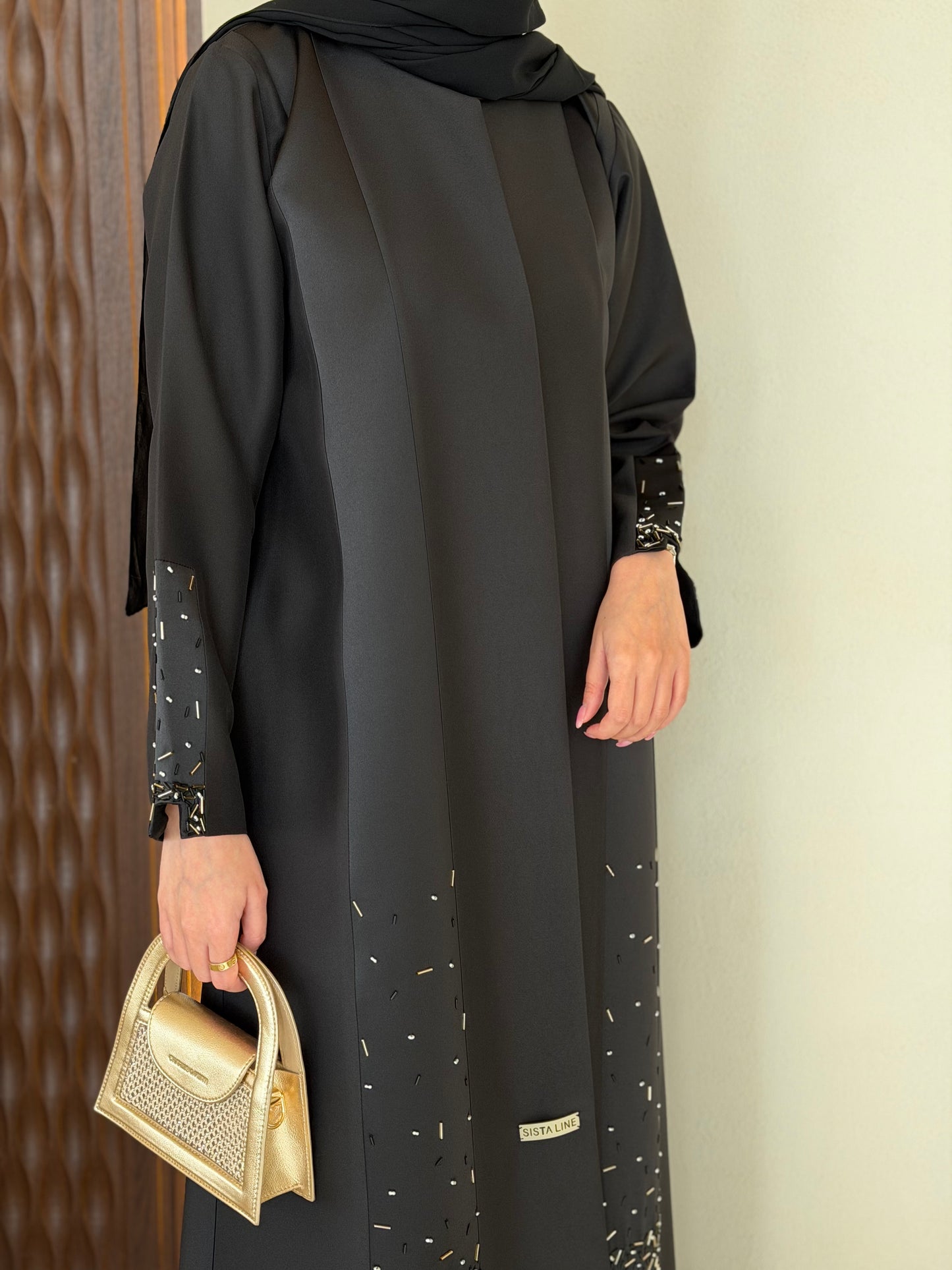 Fancy Black Abaya
