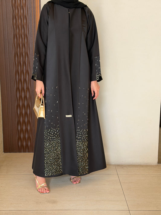 Fancy Black Abaya