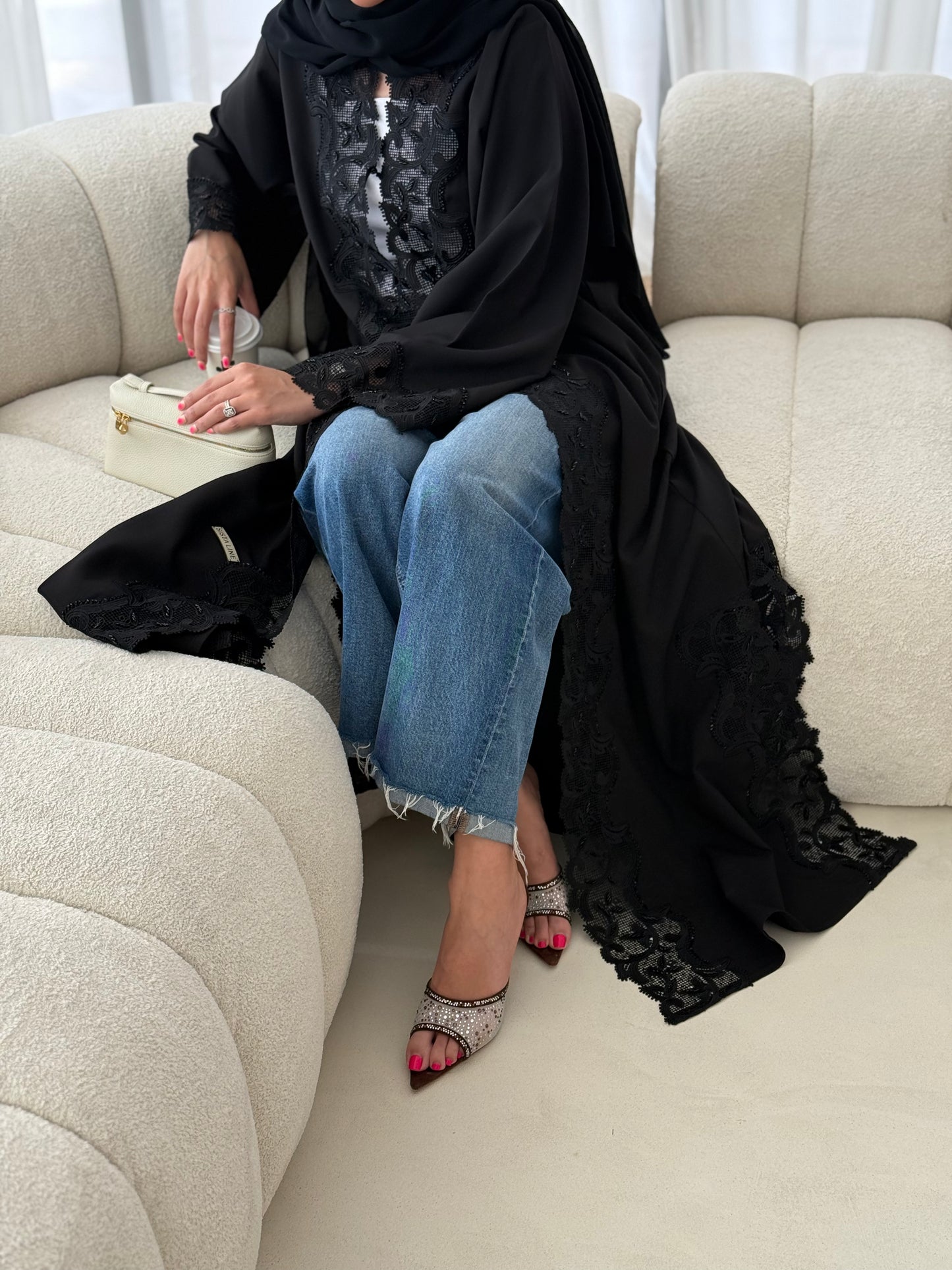 An elegant abaya, perfect for a special day