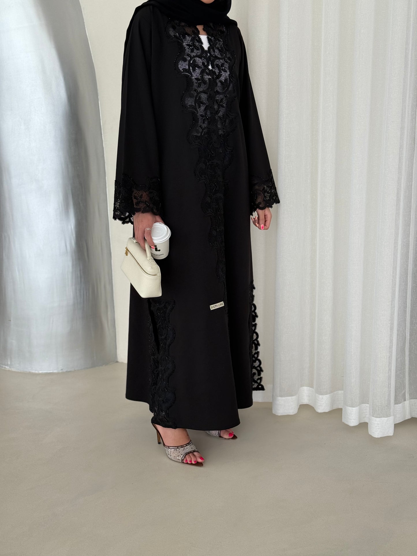 An elegant abaya, perfect for a special day